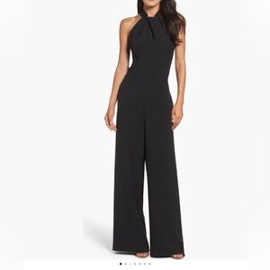 Julia Jordan Black Halter Jumpsuit